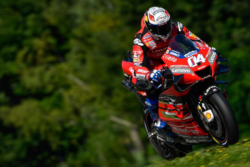 Penuh Drama, Dovizioso Menangi MotoGP Austria