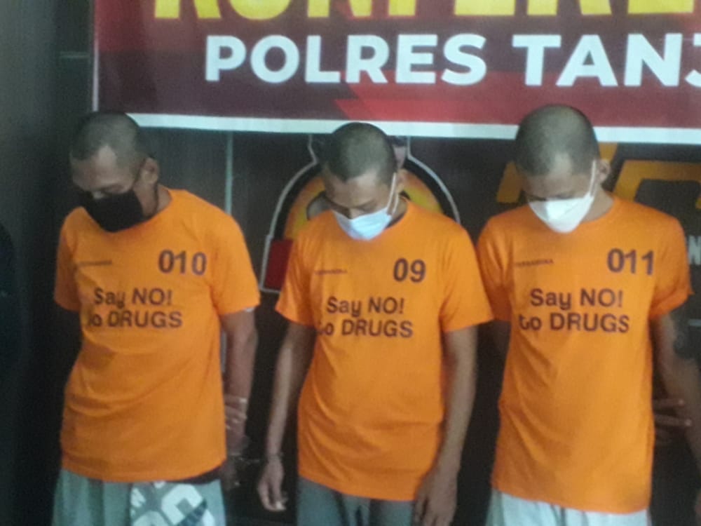 Tiga Pelaku, Dua Resividis Jaringan Narkoba Diringkus Polisi