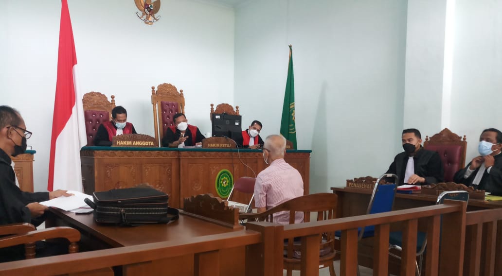 Eksepsi PH Nguan Seng Ditolak Ketua Majelis Hakim