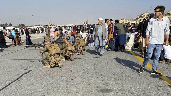 Teror Bom di Bandara Kabul, 60 Sipil dan 12 Tentara AS Tewas