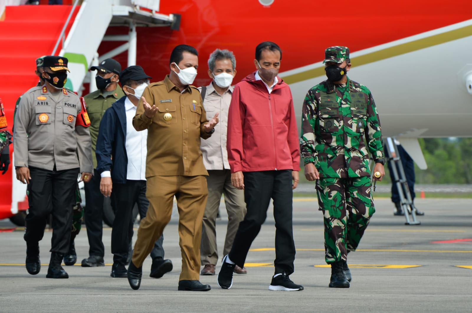 Presiden RI Joko Widodo Tiba di Kota Batam