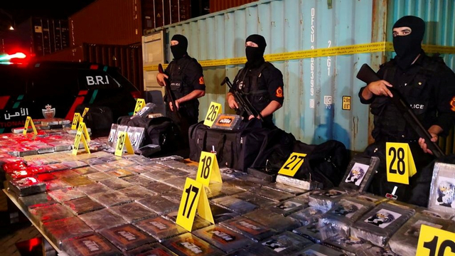 Kepolisian Maroko Gagalkan Penyelundupan 1 Ton Kokain dari Brasil