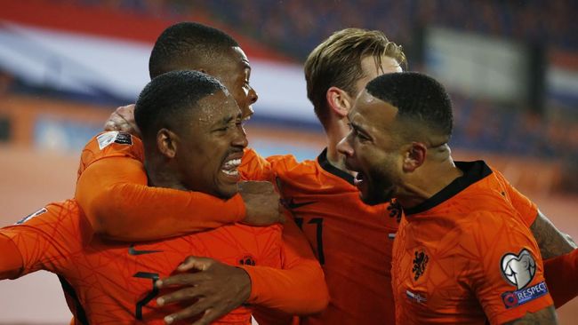 Belanda Lolos ke Piala Dunia 2022