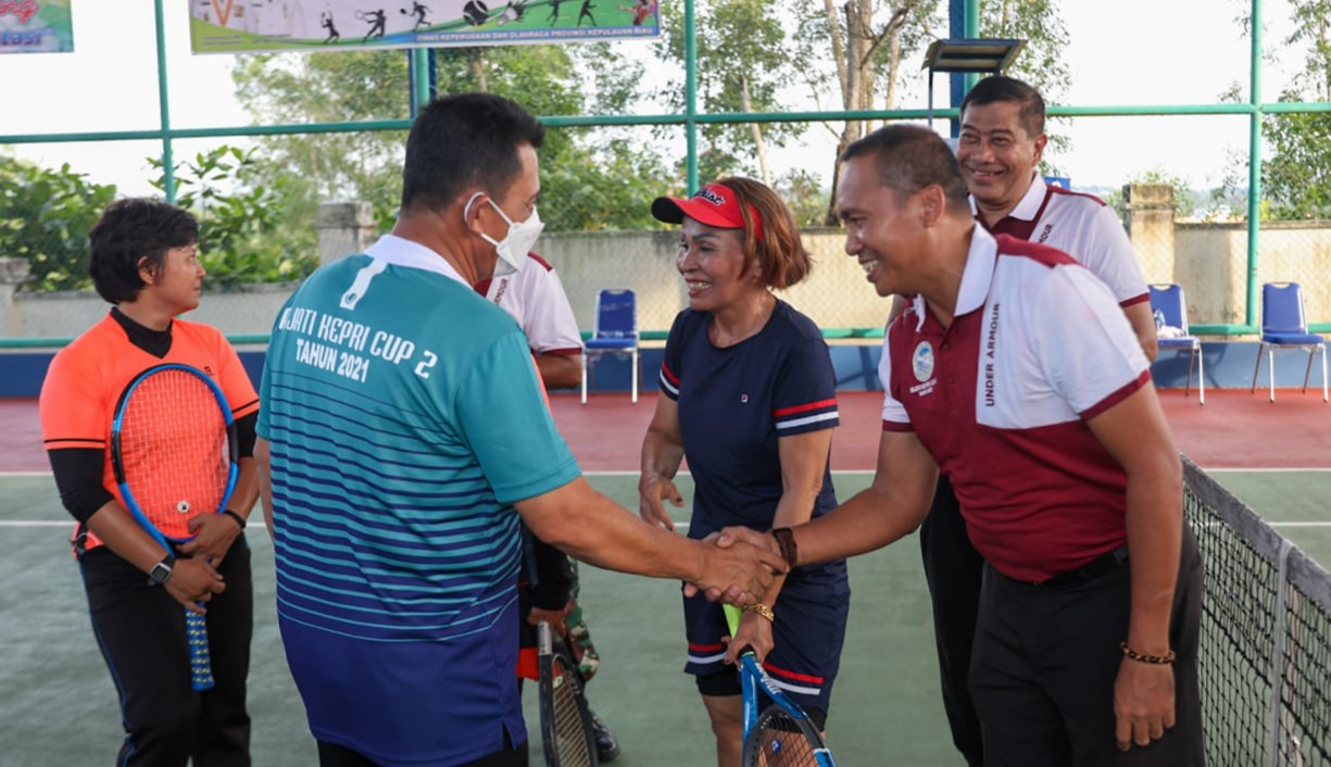Gubernur Ansar Buka Kajati Kepri Cup 2 Tennis Tournament