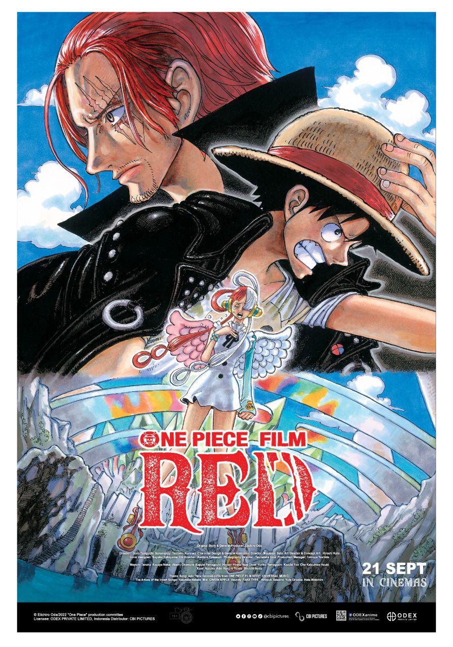 Cinepolis Batam Tayangkan One Piece Film: Red 21 September, Bisa Booking Nobar dari Sekarang