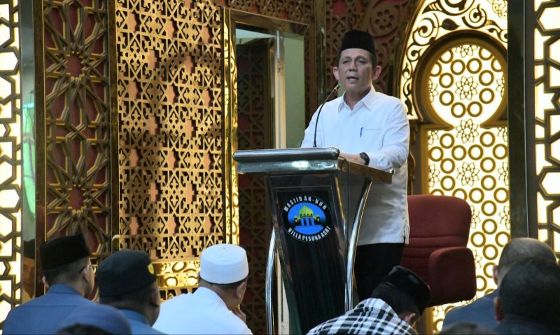 Jadi Khotib Jumat di Masjid An Nur Batam, Ansar Ajak Persiapkan Diri Hadapi Bulan Suci Ramadhan