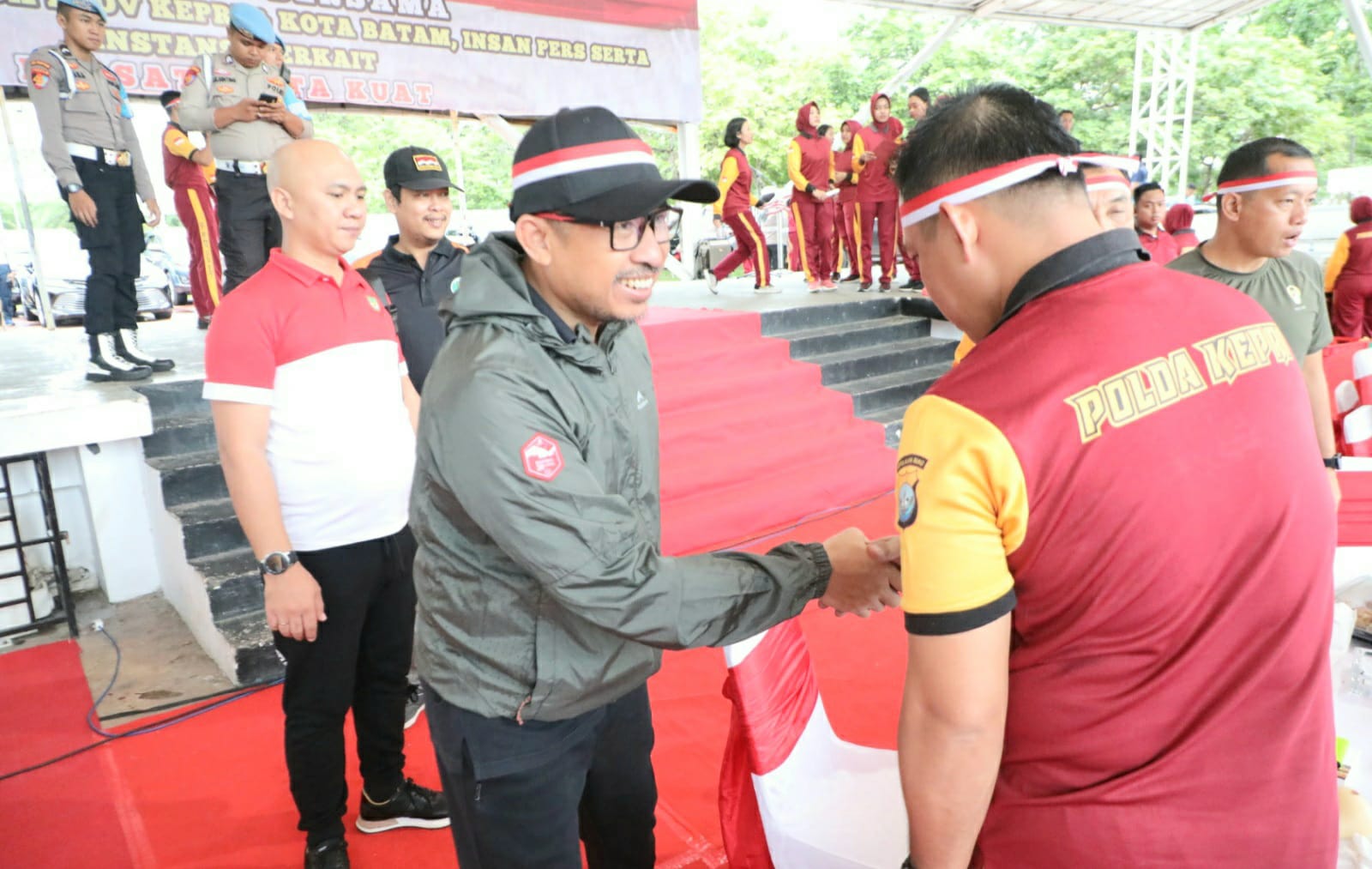 Forkompinda Batam Apresiasi Olahraga Bersama TNI dan Polri