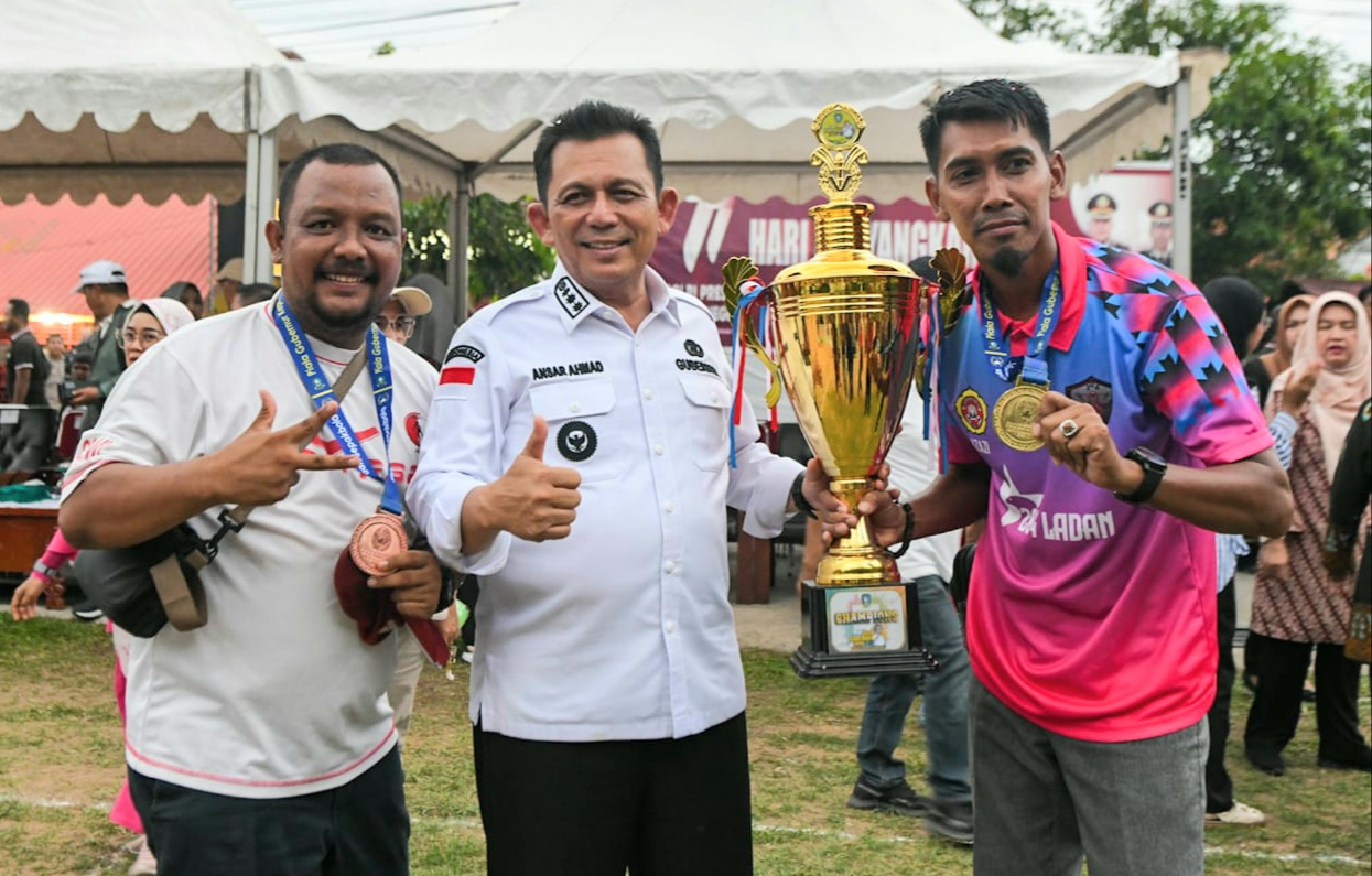 Ansar Tutup Turnamen Voli, Futsal dan Sepakbola Piala Gubernur Kepri 2023 Zona Anambas