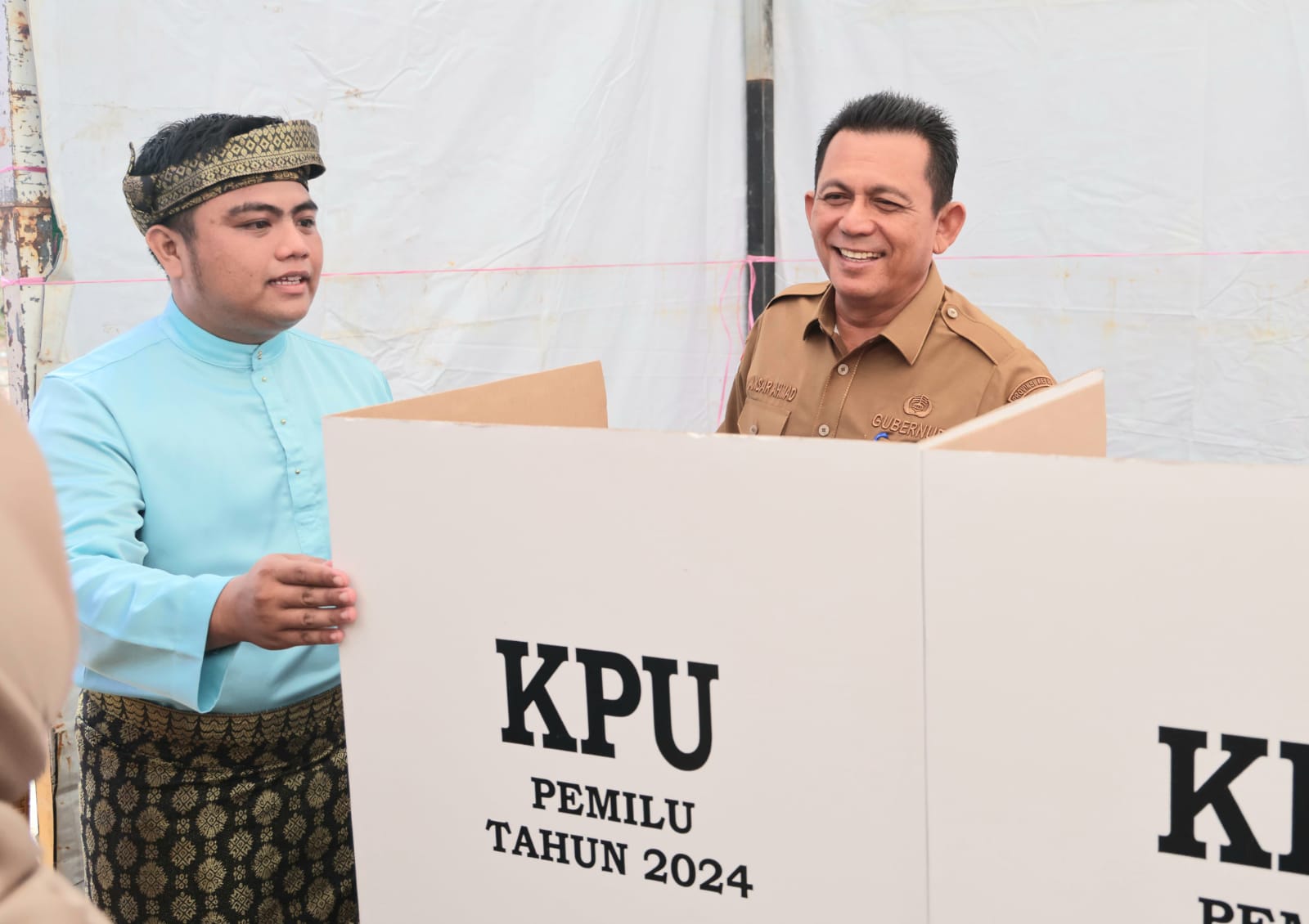 Memastikan Pemilu 2024 Kepri Lancar, Gubernur dan Forkopimda Tinjau Sejumlah TPS Tanjungpinang dan Bintan
